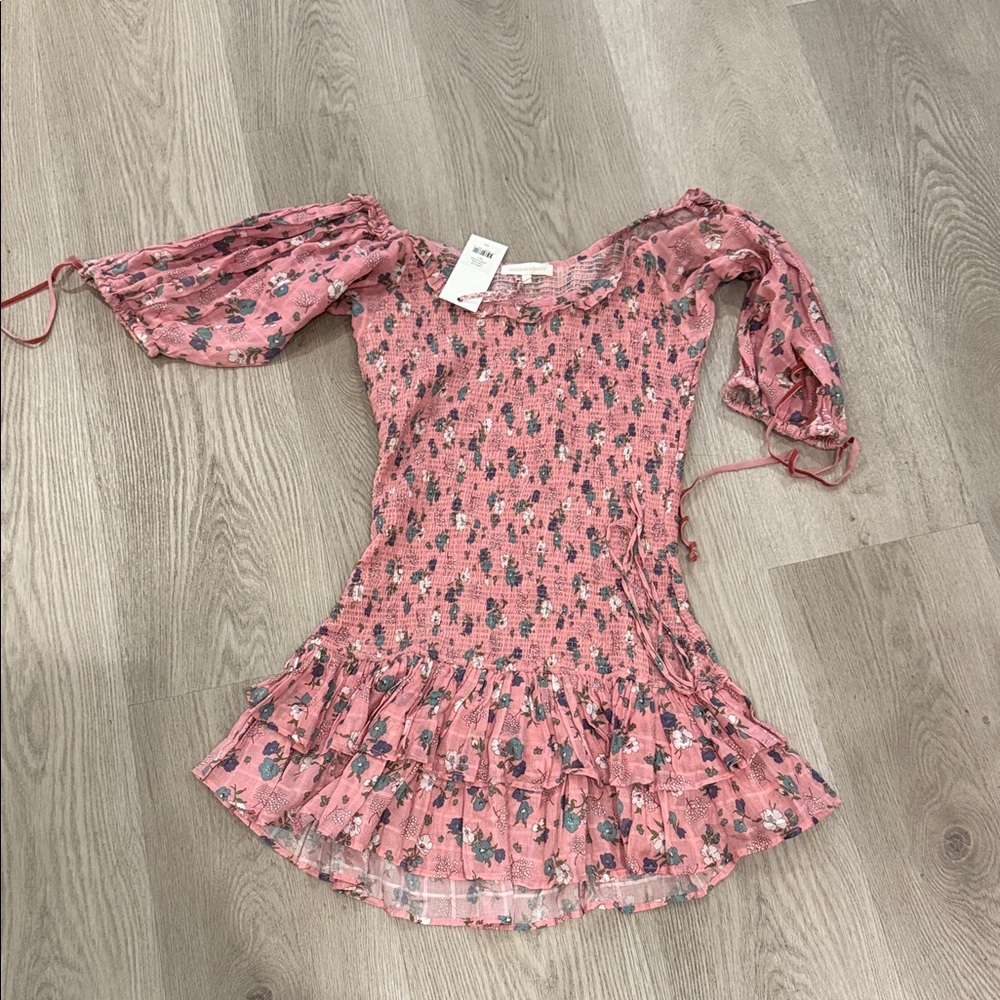 NWT LoveShack Fancy Violet Dress - Picture 2 of 5
